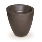 Mayne®  Modesto Round Planter, 34" x 30", Espresso